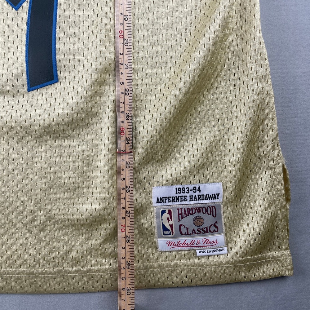 Mitchell & Ness Jersey Men M Gold HWC Swingman Penny Hardaway NBA 93-94 Magic‎ 1 - Picture 5 of 7
